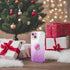 Slim Glitter Case for iPhone 13 with 360° Ring Holder Kickstand, Shock-Absorbent Protective Cover (Pink)