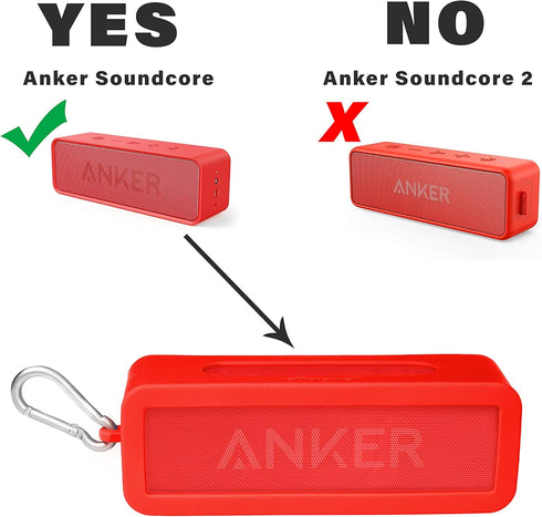 Silicone Cover Skin for Anker Soundcore and Soundcore Motion B, Customized Protection from Shock