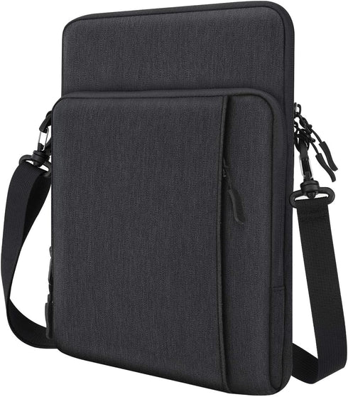 13.3 Inch Tablet Sleeve Shoulder Bag for iPad Pro 12.9" M2, Galaxy Tab S9+/S8+/S7 FE/S7+, Surface Pro X/9/8/7/6/5/4/3