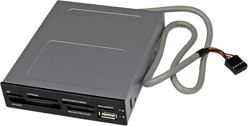 StarTech.com 3.5in Front Bay 22-in-1 USB 2.0 Internal Multi Media Memory Card Reader