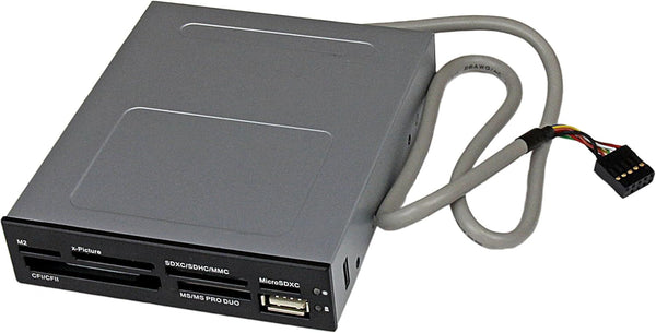 StarTech.com 3.5in Front Bay 22-in-1 USB 2.0 Internal Multi Media Memory Card Reader