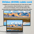 YARCHONN 4 -1.5M-2Pcs (ML) S-Video Cable Pin Mini Din SVideo Male to Male Extension Cable,SVHS Lead Cord Male Connector