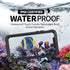 BEASTEK iPhone 12 Waterproof Case, FSN Series IP68 Magnetic Shockproof with Built-in Screen Protector, 6.1 inch (Black)