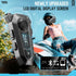 Motorcycle Bluetooth 5.4 Headset with LCD Screen, 2 Mic Helmet Speakers, 48h Music & FM, Waterproof Noise Reduction