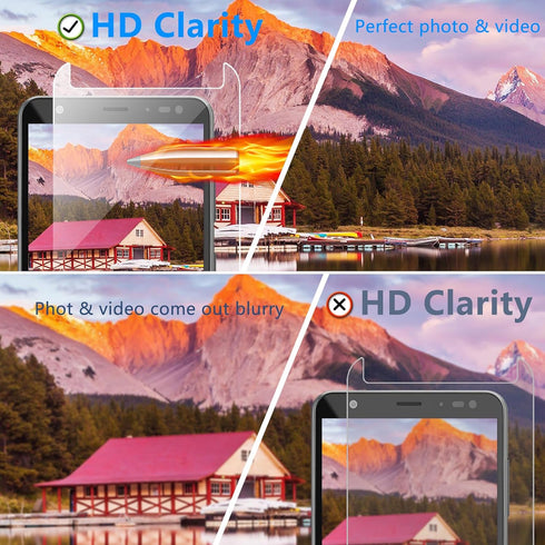 BESINPO 2 Pack Tempered Glass Screen Protector for Gabb Phone, 9H Anti-Scratch, Ultra Resistant, Bubble Free.