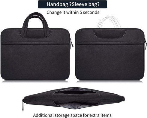 Portable Drawing Tablet Monitor Case for Huion KAMVAS 13, Compatible with Wacom One DTC133 (Black)