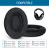 Earpads for Sennheiser HD598/HD598 CS/HD598 SE/HD598 SR/HD518/HD558 Headphones, Velour Ear Pads Cushions Replacement for HD595/HD599/HD569/HD579/HD560S Headset (Black)