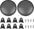 X AUTOHAUX 2pcs 12" Mesh Protector Car Speaker Grill Cover for Honda