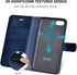 OCASE Wallet Case for iPhone SE 2022 5G, iPhone 7/8/SE 2020, PU Leather Flip Folio Phone Cover, Blue