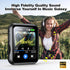 Voxitenus MP3 128GB 5.4 2" Player with TF Card, Bluetooth Lossless Sound Audio Player, Touch Screen Portable Music
