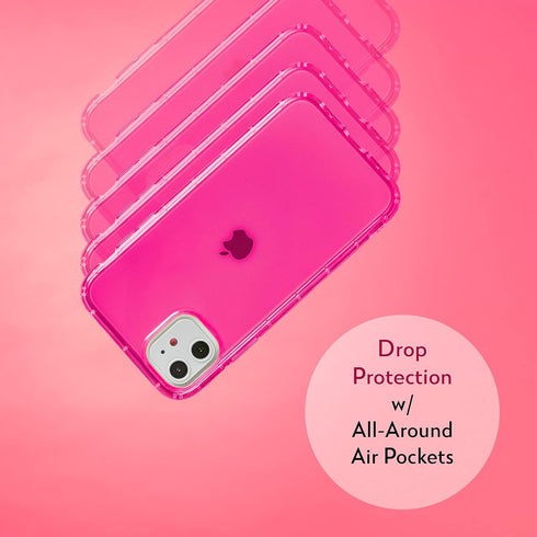 SteepLab Neon Highlighter Case for iPhone 11 (2019, 6.1" Screen) - Grippy Jelly Case with Protective Air Pockets