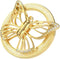 2024 Upgrade Magnetic Phone Grip Compatible with MagSafe, Butterfly Holder Finger Kickstand, Adapter Ring Included, Gold