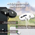 ITAWEY 3200 Wireless Mouse & Pad Combo - LCD Display, Bluetooth & USB Receiver, Tri-Mode, Rechargeable, Quiet Clicks