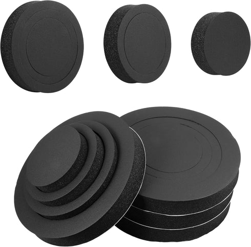 RDBS 6" 6.5" 6.75" Car Speaker Foam Rings - Universal Self Adhesive Fast Rings Sponge Bass Blocker Kit, 4PCS
