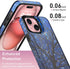 FUNMIKO 15 for iPhone Wallet Case with Card Holder, RFID-Blocking, Military-Grade Protection & UV-Printed Artwork