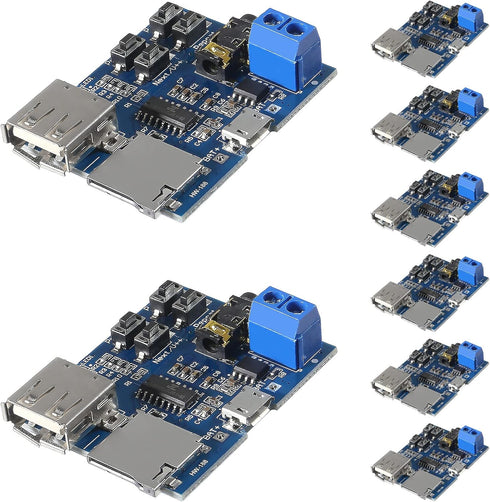 Coliao 8pcs MP3 Decoder Player Module TF Card U Disk Play with Audio