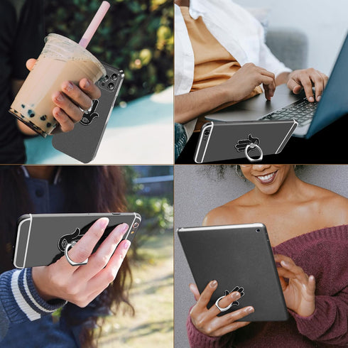 Hand Phone Grip Holder, Evil Eye Phone Ring Stand Compatible with Smartphone, Tablet, E-Reader, Etc (PHGR-BK)
