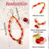 Lusofie cherry phone charm Universal - phone charm wrist strap For Cases Camera Bags Keychains - Cell Phones beaded