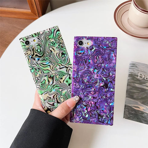 Cocomii Rectangle Case for iPhone SE 2022/2020/8/7 - Opalescent Pearl, Glitter Sparkle, Protective Phone Case for 4.7