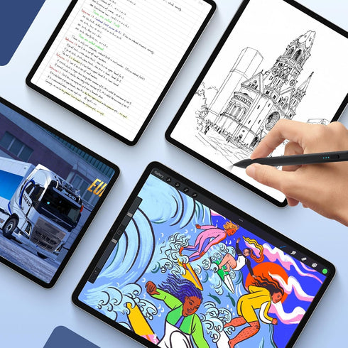 Stylus Pen for iPad 2018-2024, 2X Fast Charge iPad Pencil 2nd Generation Compatible with Apple iPad Pro 11"/12.9"/M4,