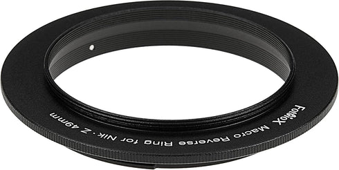 Macro Reverse Ring 49mm Compatible with Nikon Z - Camera Mount to 49mm Filter Thread Adapter for Nikon Z-Mount Cameras
