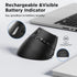 Uineer (BT4.0/5.0 2.4G) 3 4 Wireless Ergonomic Mouse, Bluetooth Mice and Rechargeable Vertical Mouse, Multi-Device
