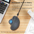 Nulea Wireless Trackball Mouse, Ergonomic Rechargeable, Easy Thumb Control, 3 Device Connection, Compatible with PC,