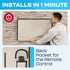 32 Inch Garnetics Outdoor TV Cover Waterproof, Weatherproof TV Enclosures with Smart Shield Screen Protectors, Ideal
