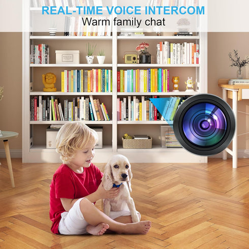 New Smallest Wireless WiFi Camera, HD1080P Mini Smart Home Security Camera with Night Vision, Motion Detection