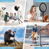 Victiv 6.56ft/200cm 360 4.4lb/2kg Light Stand for Photography, Adjustable Aluminum Tripod with Ball Head, Compact Light