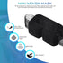 ByteX 200 Pcs Disposable VR Face Mask, Breathable Nonwoven Fabric Eye Mask for VR, Comfortable Sweat-Absorbent Face