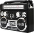 Supersonic SC-1097BT Portable 3 Band Radio with Bluetooth, Flashlight, MP3 Playback