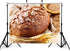 KeyWork 10x10ft Rye Bread Backdrop Fresh Whole Grain Sourdough with Wheat Photography Background for Bakery Food Fair