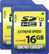 INLAND 16GB Class 10 SDHC Flash Memory Card, Standard Full Size SD Chip (2 Pack) for Trail Camera