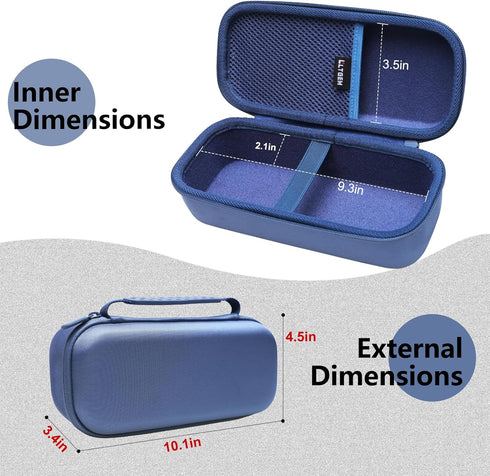 LTGEM Hard Travel Case for Soundcore Motion 300 Wireless Portable Speaker - Protective Carrying Case Bag, Blue