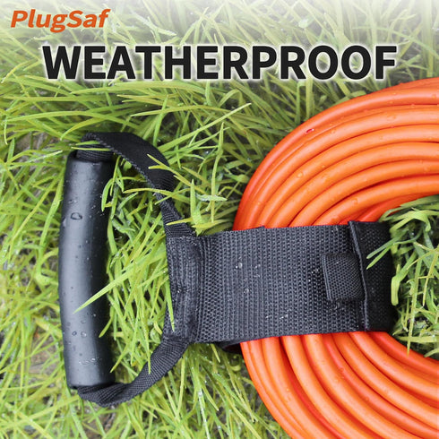 30 Inch (2 Pack), PlugSaf Extension Cord Organizer Heavy-Duty Hook and Loop Storage Straps, Pool Hoses, RV Accessories