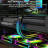 Sirlyr 8 3060 4060 4070 6600 580 5V3Pin RGB Pin PCIE Cable,Bright ARGB GPU Cables Extension for RTX Radeon RX Graphics