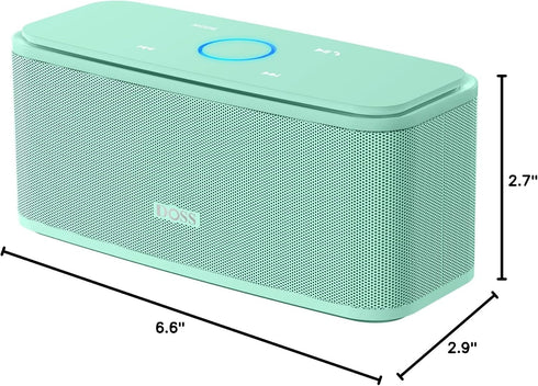 DOSS Bluetooth Speaker, SoundBox Touch Portable Wireless Speaker with 12W HD Sound, IPX5 Water-Resistant, 20H Playtime