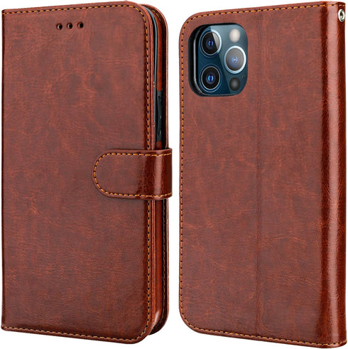 Bocasal Detachable Wallet Case for iPhone 13 Pro Max, RFID Blocking Card Slots Holder, Premium PU Leather Magnetic