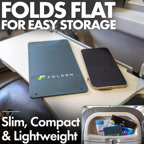 Folden Airplane Phone Holder, Foldable Cell Phone Stand for Bed, Desk, Office, Treadmill, Mobile Accessories