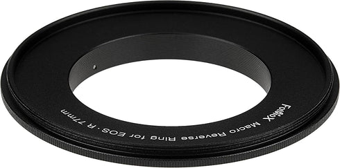 Fotodiox 77mm 77mm Cameras,Black,77-CRF Macro Reverse Ring Compatible with Canon RF - Camera Mount to Filter Thread