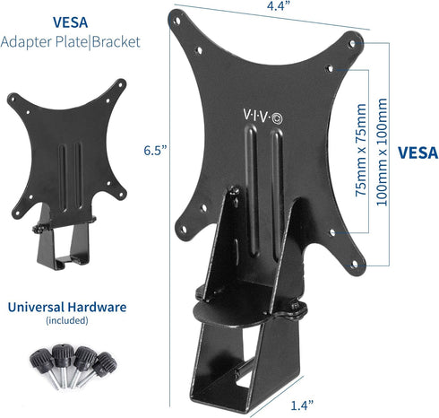 VIVO VESA Adapter Plate Bracket for Samsung CF591 Series Monitors, Compatible with 27 inch Curved Screen, Black