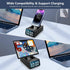 Adjustable Phone Stand with Built-in Bluetooth Speaker, Portable Non-Slip Base, Unique Tech Gifts for Home and Outdoor