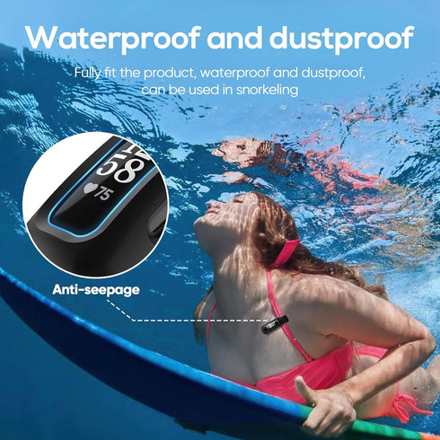 3-Pack Clip Case Accessory for Fitbit Inspire 3/Inspire 2, Black Color.