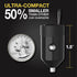 Scosche PowerVolt PD30 Mini USB-C 30W Car Charger with 4 FT Long Fast Charging Cable, Black