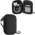 kwmobile Neoprene Case for in-Ear Headphones, 2.3 x 3.5 inches (Black)