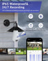 Hugolog 2K 3MP Light Bulb Security Camera, 5G & 2.4GHz WiFi, 360° Wireless Indoor Outdoor Camera with Motion Detection