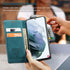 Kowauri Flip Case for Galaxy S21, Leather Wallet Case with Card Slot and Magnetic Closure for Samsung Galaxy S21