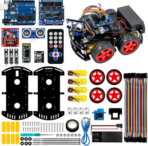 Hosyond Smart Robot Car R3 Project Kit Compatible with Arduino IDE, with