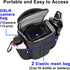 CADeN DSLR/SLR Camera Shoulder Bag: Large, Waterproof Case with Adjustable Shoulder Strap, Compatible for Nikon, Canon,